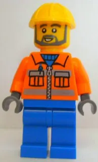 LEGO LEGO Brand Store Male, Construction Worker - Wauwatosa minifigure