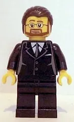 LEGO LEGO Brand Store Male, Black Suit - Peabody minifigure