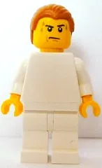 LEGO LEGO Brand Store Male, Plain White (no back printing) {Leeds} minifigure
