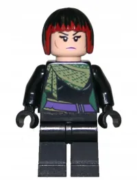 LEGO Karai - Scarf and Dark Red Hair Highlights (Movie Version) minifigure