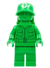 LEGO Green Army Man - Medic with Backpack minifigure
