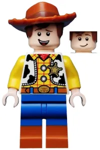 LEGO Woody - Normal Legs, Minifigure Head, Open Mouth Smile minifigure