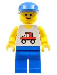 LEGO Trucker - Blue Legs, Blue Cap minifigure
