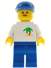 LEGO Palm Tree - Blue Legs, Blue Cap minifigure