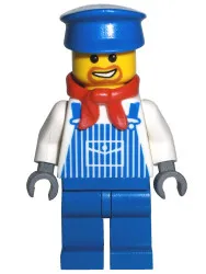 LEGO Engineer Max with Dark Bluish Gray Hands minifigure