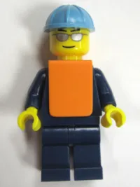 LEGO Maersk Train Workman 2 - Silver Sunglasses minifigure