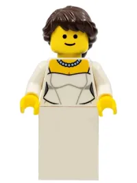 LEGO Bride, Wedding Dress with Necklace minifigure