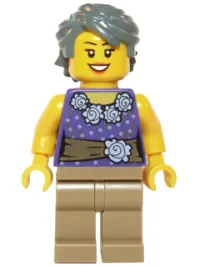 LEGO Ticket Lady minifigure
