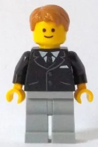 LEGO Bank Secretary - Suit with Pockets minifigure