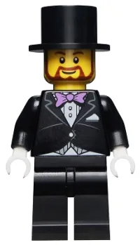 LEGO Groom, Lavender Bow minifigure
