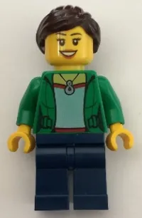LEGO Camper - Female, Dark Blue Legs minifigure