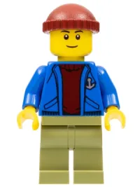 LEGO Light Keeper, Blue Anchor Jacket minifigure