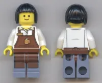 LEGO Barista without Gray Shading at Sides minifigure