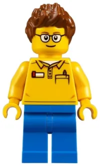 LEGO Coaster Operator, Male minifigure