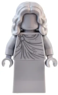 LEGO Natural History Museum Statue - Mid-Length Hair, Skirt minifigure