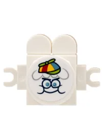 LEGO Cloud Baby White with Sticker 1 minifigure