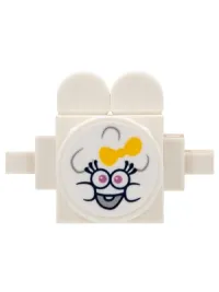 LEGO Cloud Baby White with Sticker 2 minifigure