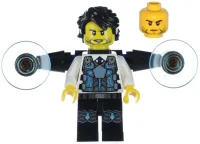 LEGO Agent Jack Fury with Parachute Backpack and Attachments minifigure