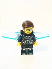 LEGO Agent Curtis Bolt with Wings - No Stickers on Wings minifigure