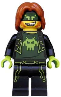 LEGO Terabyte - Dark Orange Hair minifigure