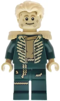 LEGO Scarecrow - Dark Green Uniform, Tan Epaulettes minifigure