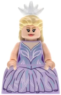 LEGO Glinda - Minifigure, Lavender Dress, Wide Skirt (Panniers) minifigure