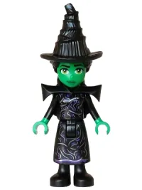 LEGO Elphaba - Mini Doll, Black Dress, Hat, Shoulder Pads minifigure