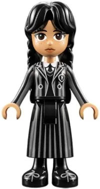 LEGO Wednesday Addams - Black Striped Dress minifigure