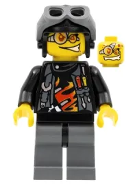 LEGO Backyard Blaster 3 (Billy Bob Blaster) - Aviator Cap minifigure
