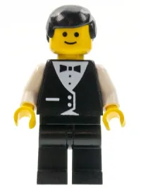 LEGO Town Vest Formal - Waiter minifigure