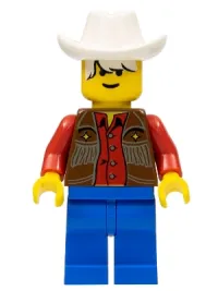 LEGO Cowboy Red Shirt minifigure