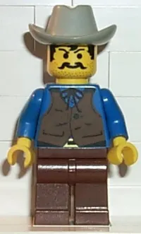 LEGO Cowboy Blue Shirt minifigure