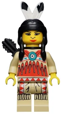 LEGO Indian Female, Quiver minifigure
