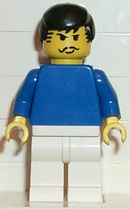 LEGO Soccer Player Blue/White Team Player 3 minifigure