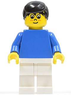 LEGO Soccer Player Blue/White Team Player 5 minifigure
