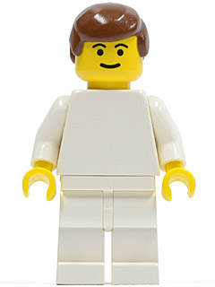 LEGO Soccer Player White Team Player  9 minifigure