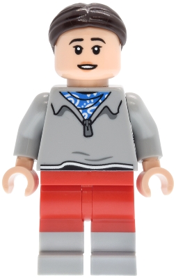 LEGO Eleven - Dark Brown Hair minifigure