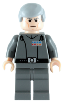 LEGO Grand Moff Wilhuff Tarkin - Smooth Hair minifigure