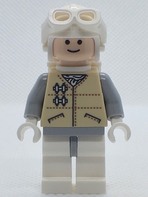 LEGO Hoth Rebel - Light Nougat Head, White Visor Goggles minifigure