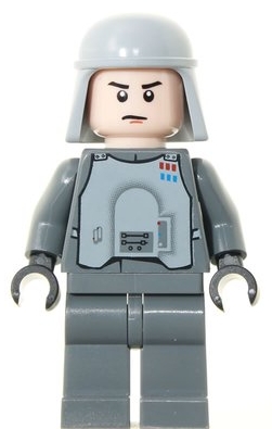 LEGO General Maximillian Veers - Light Bluish Gray Helmet and Armor minifigure