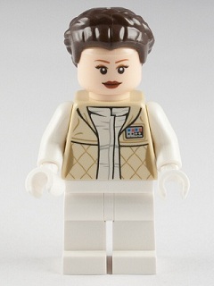 LEGO Princess Leia (Hoth Outfit, French Braid Hair) minifigure