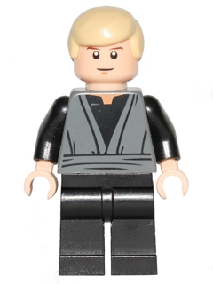 LEGO Luke Skywalker (Dark Bluish Gray Jedi Robe) minifigure