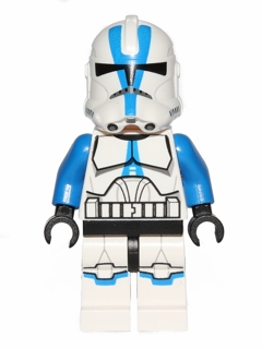 LEGO Clone Trooper, 501st Legion (Phase 2) - Blue Arms, Large Eyes minifigure