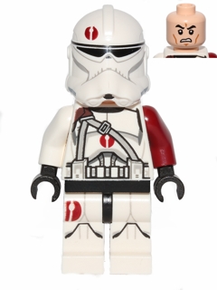 LEGO Clone BARC Trooper, 91st Mobile Reconnaissance Corps (Phase 2) - Scowl minifigure