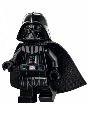 LEGO Darth Vader - Type 2 Helmet, Spongy Cape minifigure
