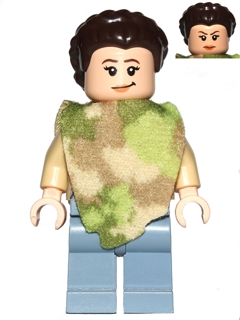 LEGO Princess Leia (Camouflage Cape) minifigure