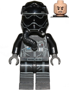 LEGO First Order TIE Fighter Pilot, Two White Lines on Helmet minifigure