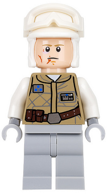 LEGO Luke Skywalker (Hoth, Face with Scars) minifigure