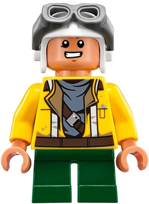 LEGO Rowan - Yellow Jacket, Aviator Cap and Goggles minifigure