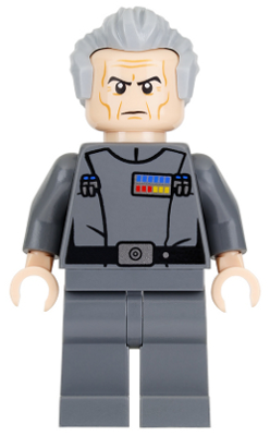 LEGO Grand Moff Wilhuff Tarkin - Swept Back Hair minifigure